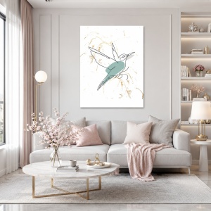 Tablou One line bird