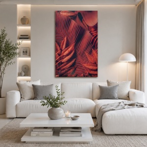 Tablou Vegetatie - Exotic Red (088)