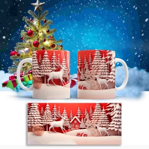 Cana De Craciun - 3D Paper Reindeers - Img 2