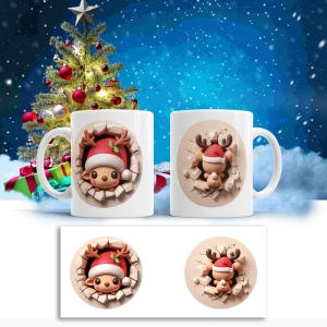 Cana De Craciun - Small Curious Baby Reindeer - Img 2