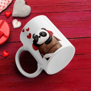 Cana Valentine's Day - Cute Panda in a Bag - Img 3