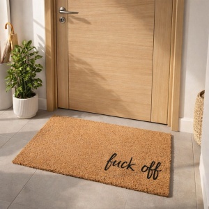 Covor de intrare personalizat - 60x40cm - F**k off - Img 2