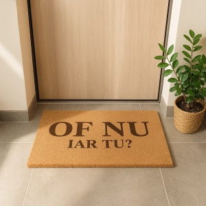Covor de intrare personalizat - 60x40cm - of nu, iar tu