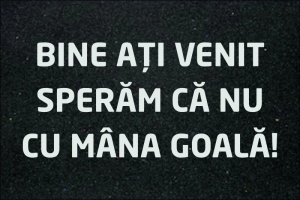 Covor de intrare personalizat - 60x40cm - Sper ca nu cu mana goala - Img 3