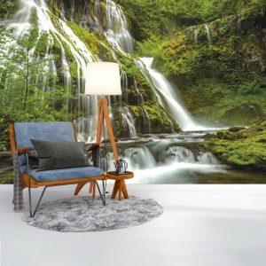 Foto tapet The beauty of a waterfall