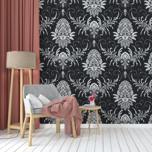 Fototapet - Elegant floral swirls pattern (FTD1000282) - Img 3