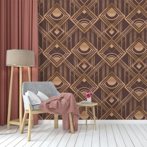 Fototapet - Golden art deco 9 (FTD1000312)