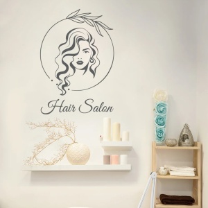 Hair Salon (circle with leaves) - Img 3