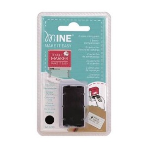 Set 2 tușiere de rezervă pentru stampila Mine sau Marky