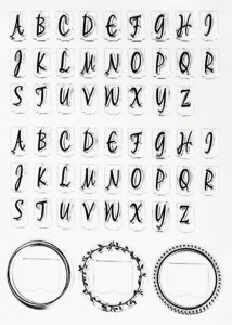 Set NIO Monogram - Stampila Rotunda R40 cu litere - Img 2