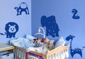 Set Sticker De Perete Cu 5 Animale - Img 3