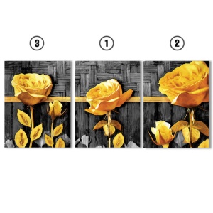 Set Tablouri Canvas - Golden Roses - Img 5