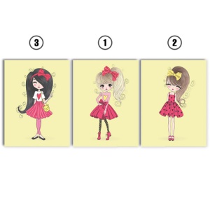 Set Tablouri Copii - Barbie Girls - Img 2