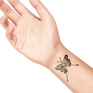 Ștampilă ceramică tatuaje temporare LaDot Cosmetics, L – Fluture - Img 6