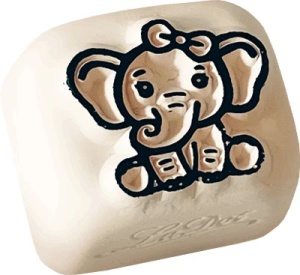 Ștampilă ceramică tatuaje temporare LaDot Cosmetics, S – Elefănțel - Img 2