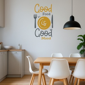 Sticker Bucatarie - Good food is good mood