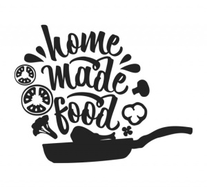 Sticker Bucatarie - Home made food (pan) - Img 2