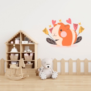 Sticker Copii - Cute guinea pig