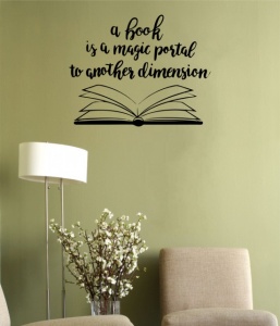 Sticker De Perete A Book Is A Magic Portal - Img 2