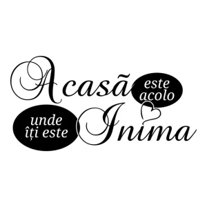 Sticker De Perete Acasa Este Acolo Unde Iti Este Inima - Img 3
