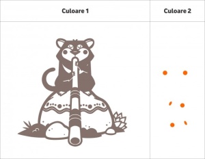 Sticker De Perete Animalut Cantaret (In Doua Culori) - Img 4