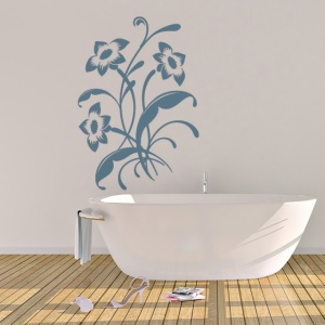 Sticker De Perete Buchet Flori De Colt