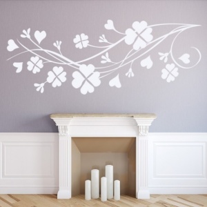 Sticker De Perete Clover Heart Branch - Img 2