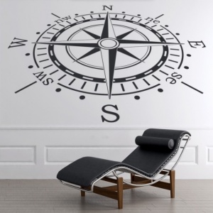 Sticker De Perete Compass Navigation - Img 3