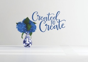 Sticker De Perete Created To Create