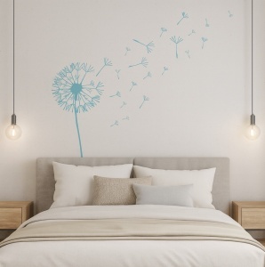 Sticker De Perete Dandelion Floral