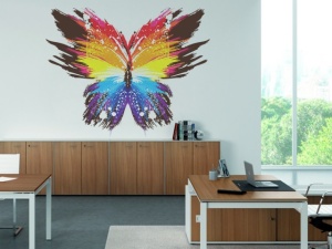 Sticker De Perete Fluturele Colorat - Img 2