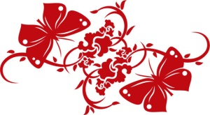 Sticker De Perete Ornament Fluturi - Img 2