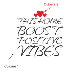 Sticker De Perete This Home Boost Positive Vibes - Img 8