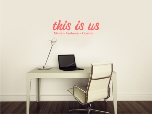Sticker De Perete This Is Us - Cu Nume - Img 5