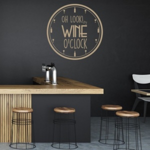 Sticker De Perete Wine O'clock - Img 2