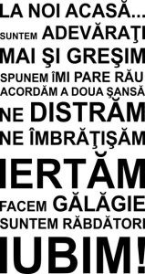 Sticker Frigider - La Noi Acasa - Img 2