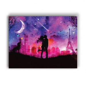 Tablou A Kiss Under The Shooting Stars - Img 3