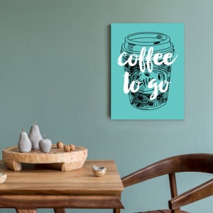 Tablou Bucatarie - Coffee To Go Retro