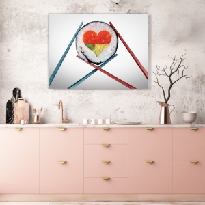 Tablou Bucatarie - Love Sushi