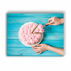 Tablou Bucatarie - Pink Cake - Img 3