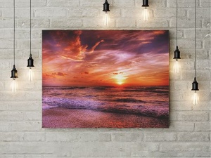 Tablou Canvas Apus Violet - Img 3