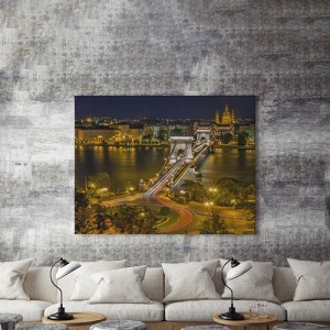 Tablou Canvas Bridge At Night - Img 4