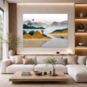 Tablou Canvas Calm Golden Valley