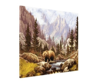 Tablou Canvas Efect Pictura - Urs - Img 3