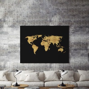 Tablou Canvas Glowing Map - Img 4