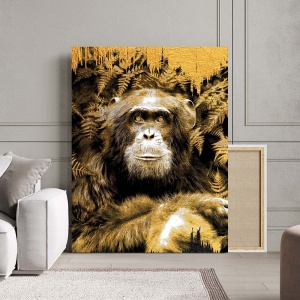Tablou Canvas - Golden monkey - Img 2