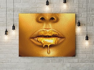 Tablou Canvas Golden Seduction - Img 3