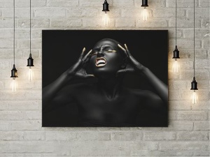 Tablou Canvas Golden Tribal 2 - Img 3