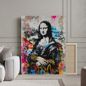 Tablou Canvas Inspirațional - Pop Art Mona Lisa