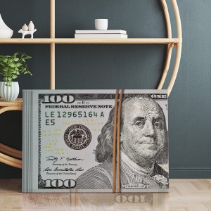 Tablou Canvas Inspirațional - Stack of Money